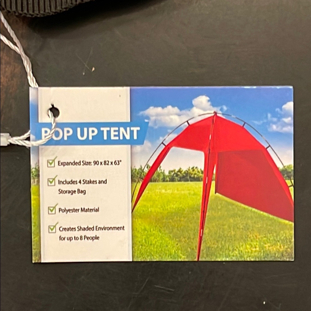 Vibrant Red Pop Up Tent for Home Gatherings